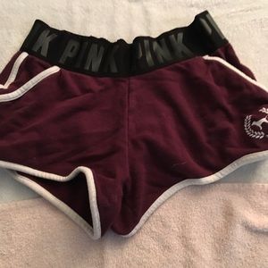 Victoria’s Secret size medium shorts. Burgundy.